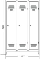 Garderobenschrank  A5097 - 2