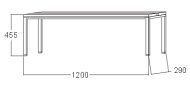 Garderobenbank A6270 - Breite 1200 mm - 2