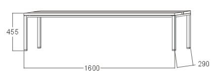 Garderobenbank A6250 - Breite 1600 mm - 2