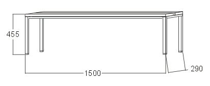 Garderobenbank A6260 - Breite 1500 mm - 2