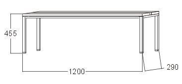 Garderobenbank A6270 - Breite 1200 mm - 2