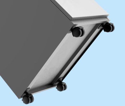 Rollenuntersatz KSZ 4PV - 2