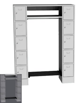 Garderoben - Kombination OTS 80A - 2