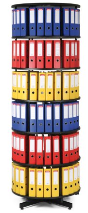 Rotierender Büroschrank - 6 Etagen - 2