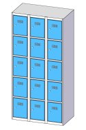 Schließfachschrank  XS95-18 - 3