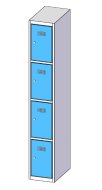 Schließfachschrank  XS34-18 - 3