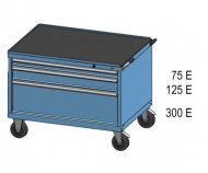 Werkstatt-Schubladenschrank, fahrbar ZGM 59-1 - 2