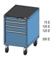 Werkstatt-Schubladenschrank, fahrbar ZEM 69-1 - 2
