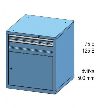 Schubladenschrank ZB 84-2 - 2