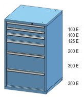 Schubladenschrank ZB 120-5 - 2