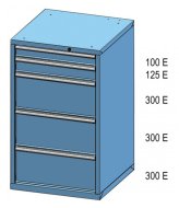 Schubladenschrank ZB 120-3 - 2