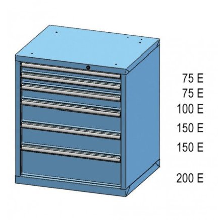 Schubladenschrank ZD 84-6 - 2