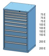 Schubladenschrank ZD 120-4 - 2