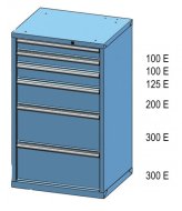 Schubladenschrank ZD 120-5 - 2