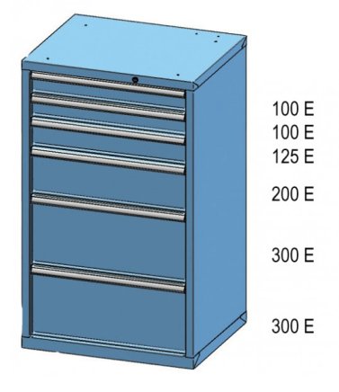 Schubladenschrank ZD 120-5 - 2