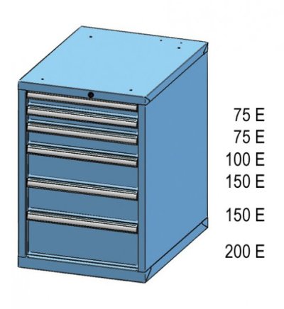 Schubladenschrank ZE 84-6 - 2