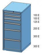 Schubladenschrank ZE 120-5 - 2