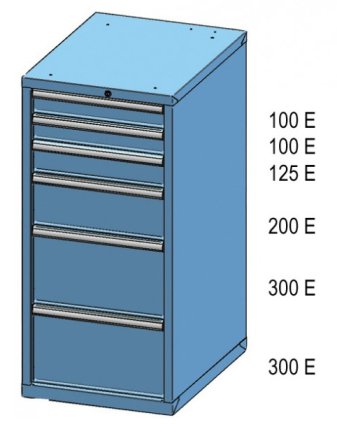 Schubladenschrank ZE 120-5 - 2