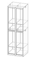 Garderobenschrank XS84-18 - 5