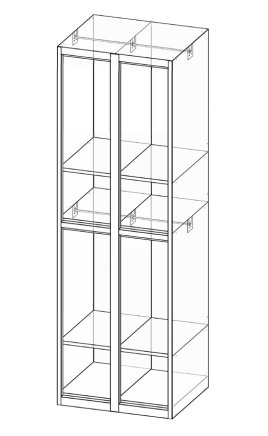 Garderobenschrank  XS64-18 - 5