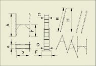 Arbeitsbühne mit Anpassung für Treppen 8507 - 2