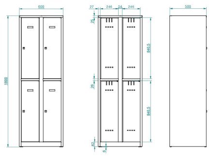 Garderobenschrank  A8232 - 2