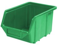 Sichtlagerkästen Ecobox medium,  Farbe grün - 1