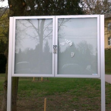 Infovitrine XML40-12, doppelflügelig, einseitig einsehbar - 5