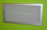 Infovitrine DM80, einflügelig, beidseitig einsehbar, Tiefe 80 mm (6 Modelle) - 2