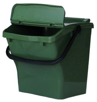 Mültrennbehälter Urba Plus - Farbe Grün - 1