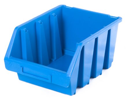Sichtlagerkästen Ergobox 3 - Farbe blau - 1