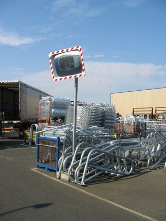 Verkehrsspiegel Polymir 558, rechteckig - 5