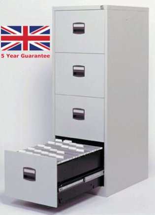 Bisley Schubladenschrank CC4H1A/FLS, 4 Schubläden - 2