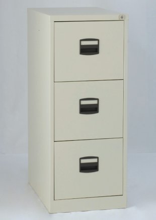 Bisley Schubladenschrank CC3H1A/FLS, 3 Schubläden - Einlegeboden mit Trennwänden - 6