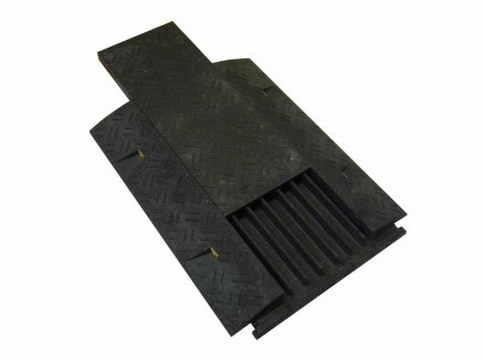 Kabelbrücke mit Deckel,  270, 271, Farbe schwarz - 6