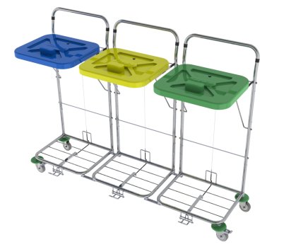 Abfallsack-Wagen VAKO 120C/3N - 1