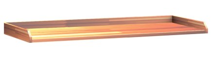 Arbeitsplatten mit Umrandung, 1500 / 2000 x 750 mm - 1