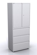 Kombischrank mit Flügeltüren und Schubladen SYC08/36D/3 - 1