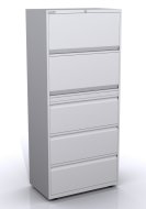 Kombischrank mit Flipptüren und Schubladen SYC08/2/3 - 1
