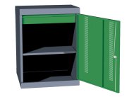 Schubladenschrank mit Türen EPO 03D - 1