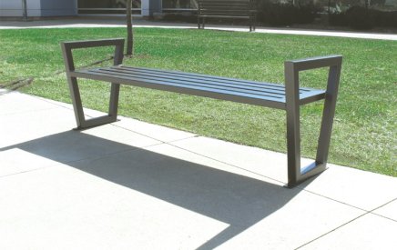Parkbank aus Metall Nevada - 1