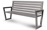 Parkbank aus Metall Seo
