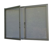 Infovitrine HD40 - 8 x A4, einseitig, doppelflügelig