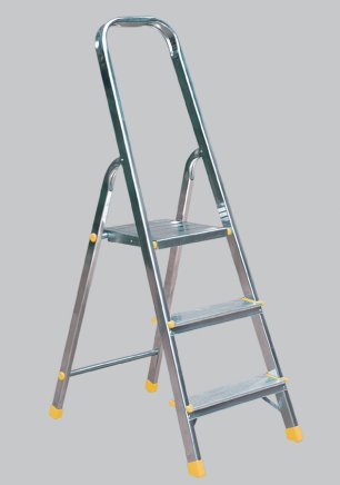 Stufenstehleiter Eurostyl, einseitig begehbar (6 Modelle) - 1