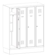 Garderobenschrank MSum 340S - 2