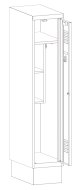 Garderobenschrank MSum 410S - 3