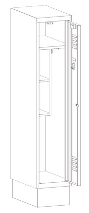 Garderobenschrank MSum 410S - 3