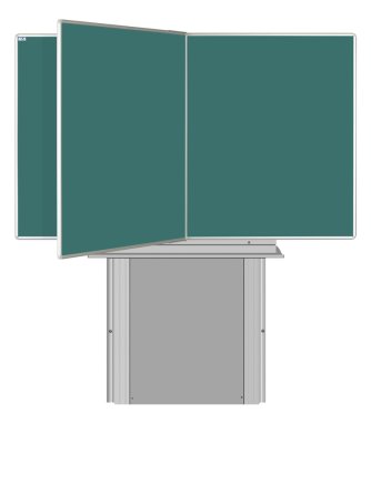 Buchschiebetafel für Kreide-Beschriftung PIVOT KZ (2 Modelle) - 4