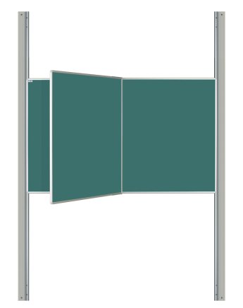 Buchschiebetafel für Kreide-Beschriftung PIVOT KZ (2 Modelle) - 5