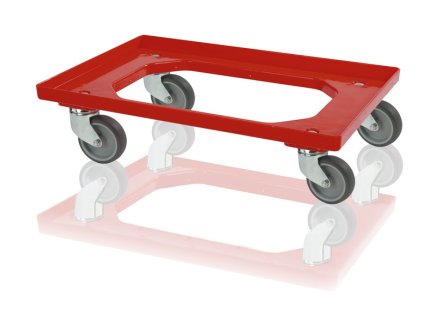 Rolluntersatz für Behälter - 2 Lenkrollen - 1